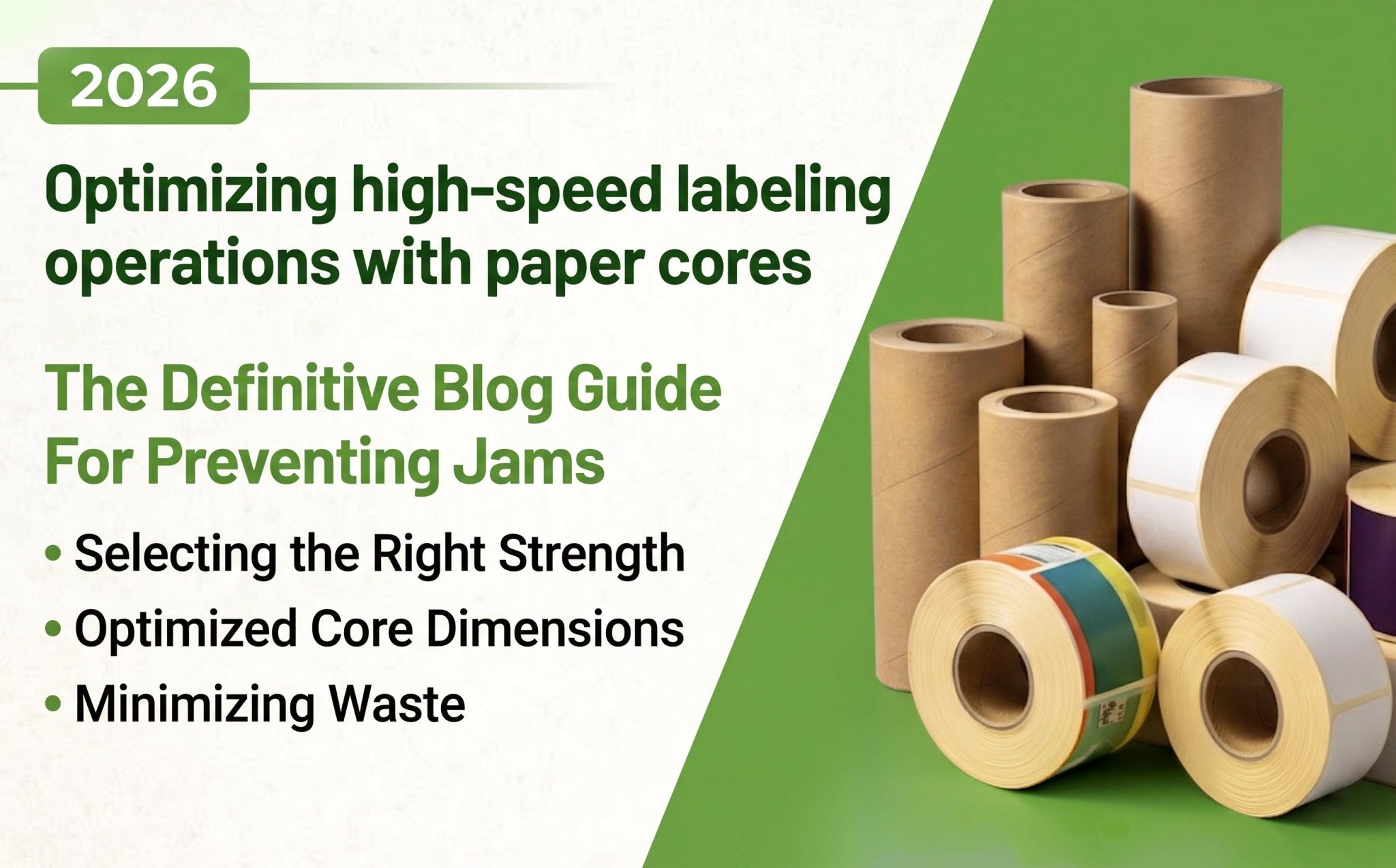 How Paper Core Quality Prevents Jams in High-Speed Label Applicators - Erdie Industries